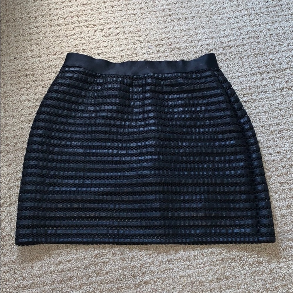 Express Black Mini Skirt
